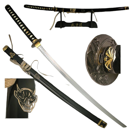 Kill Bill Hattori Hanzo metal katana replica with display stand