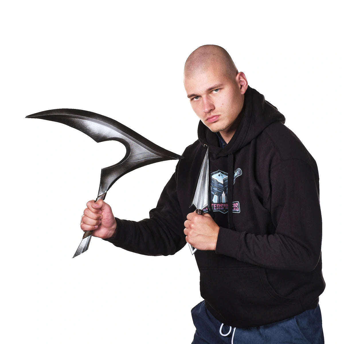 Handcrafted League of Legends Akali Kama weapon replica