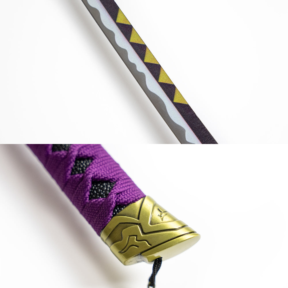 Genshin Impact Amenoma Kageuchi katana replica with leather sheath