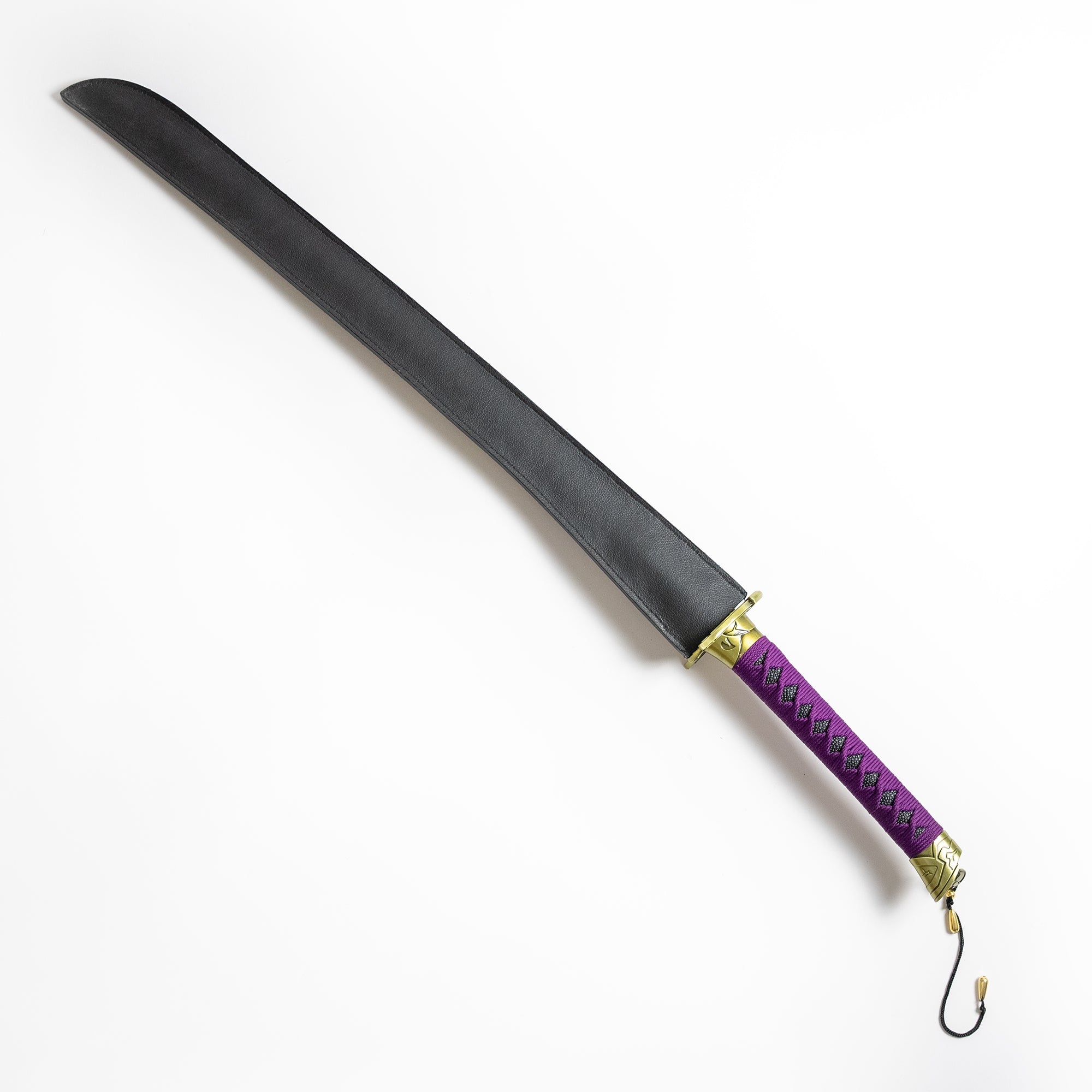 Genshin Impact Amenoma Kageuchi katana replica with leather sheath