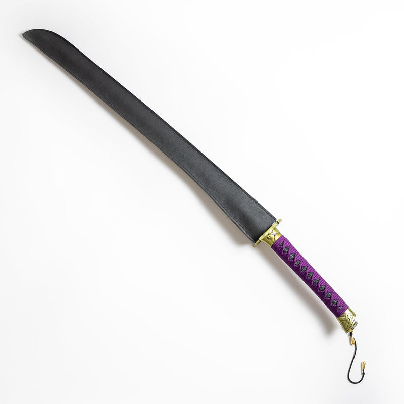 Genshin Impact Amenoma Kageuchi katana replica with leather sheath