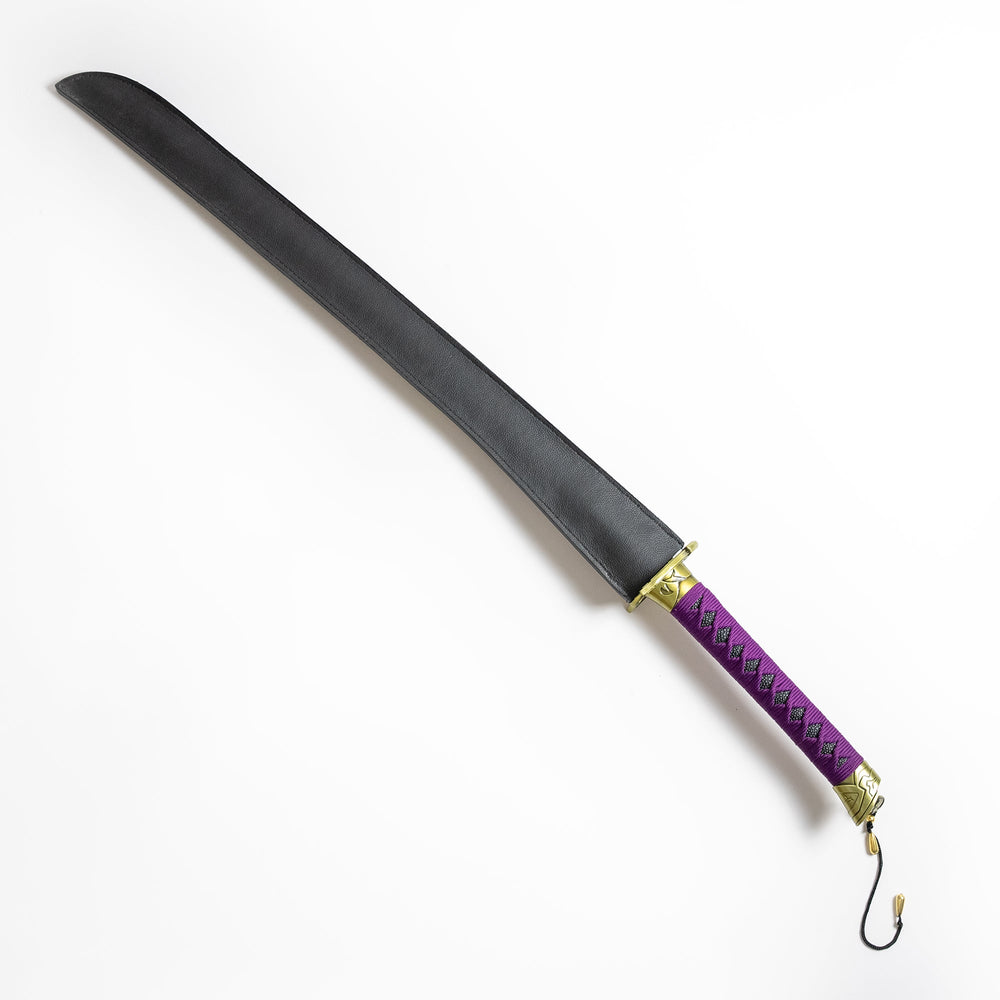 Genshin Impact Amenoma Kageuchi katana replica with leather sheath