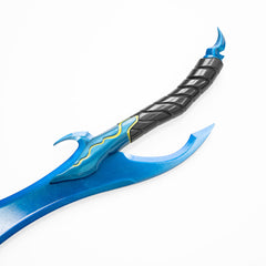 Solo Leveling Baruka's Dagger blunt metal replica with wooden stand
