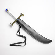 Dracule Mihawk Yoru greatsword replica with carbon steel blade and sheath