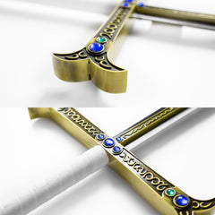 Dracule Mihawk Yoru greatsword replica with carbon steel blade and sheath