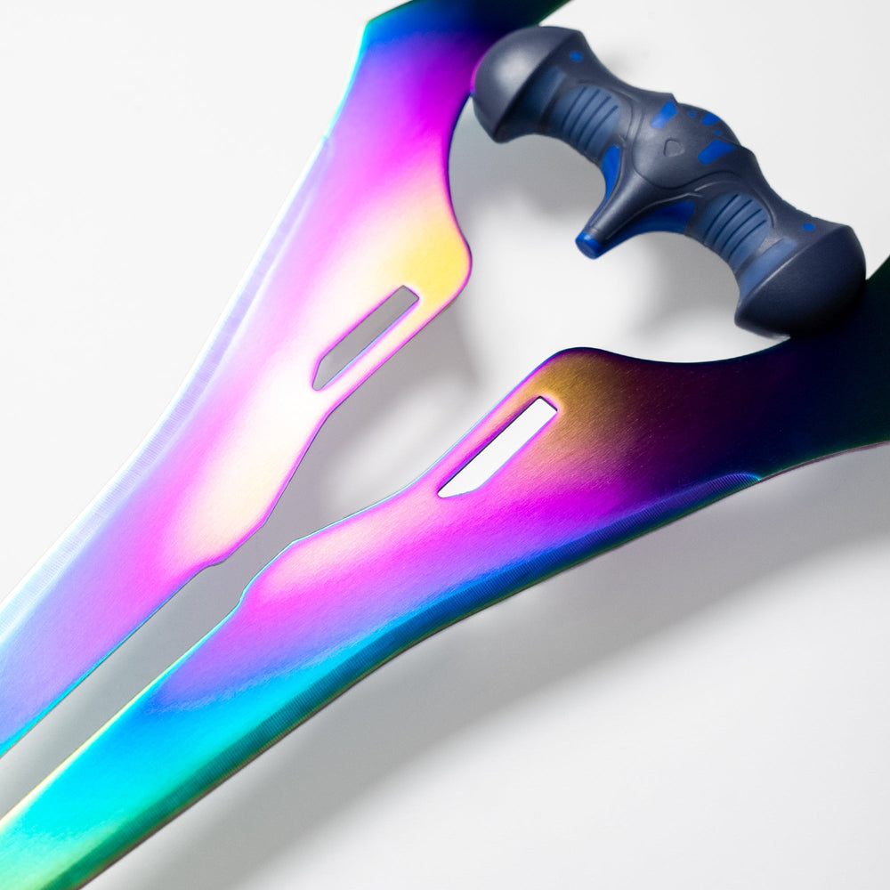 Halo 5 Dual Energy Blade replica with wall mount plaque