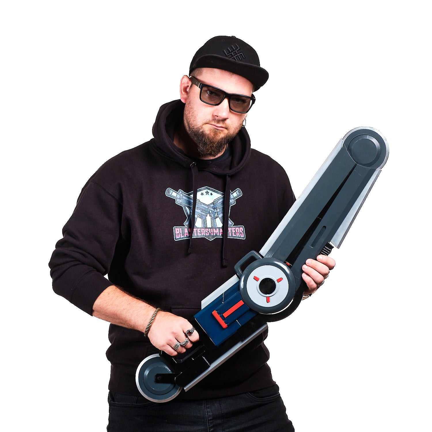 RWBY Marrow Amin Fetch boomerang sword replica with circular bladed design