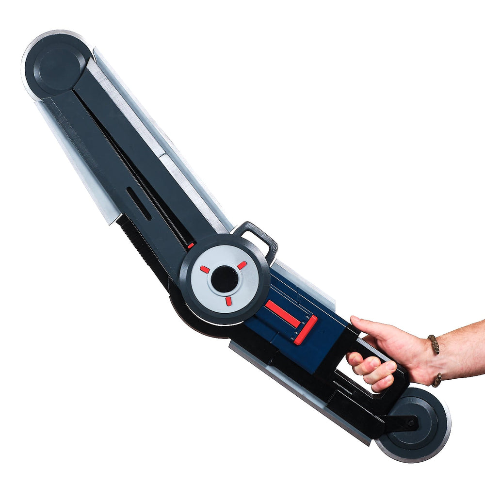 RWBY Marrow Amin Fetch boomerang sword replica with circular bladed design