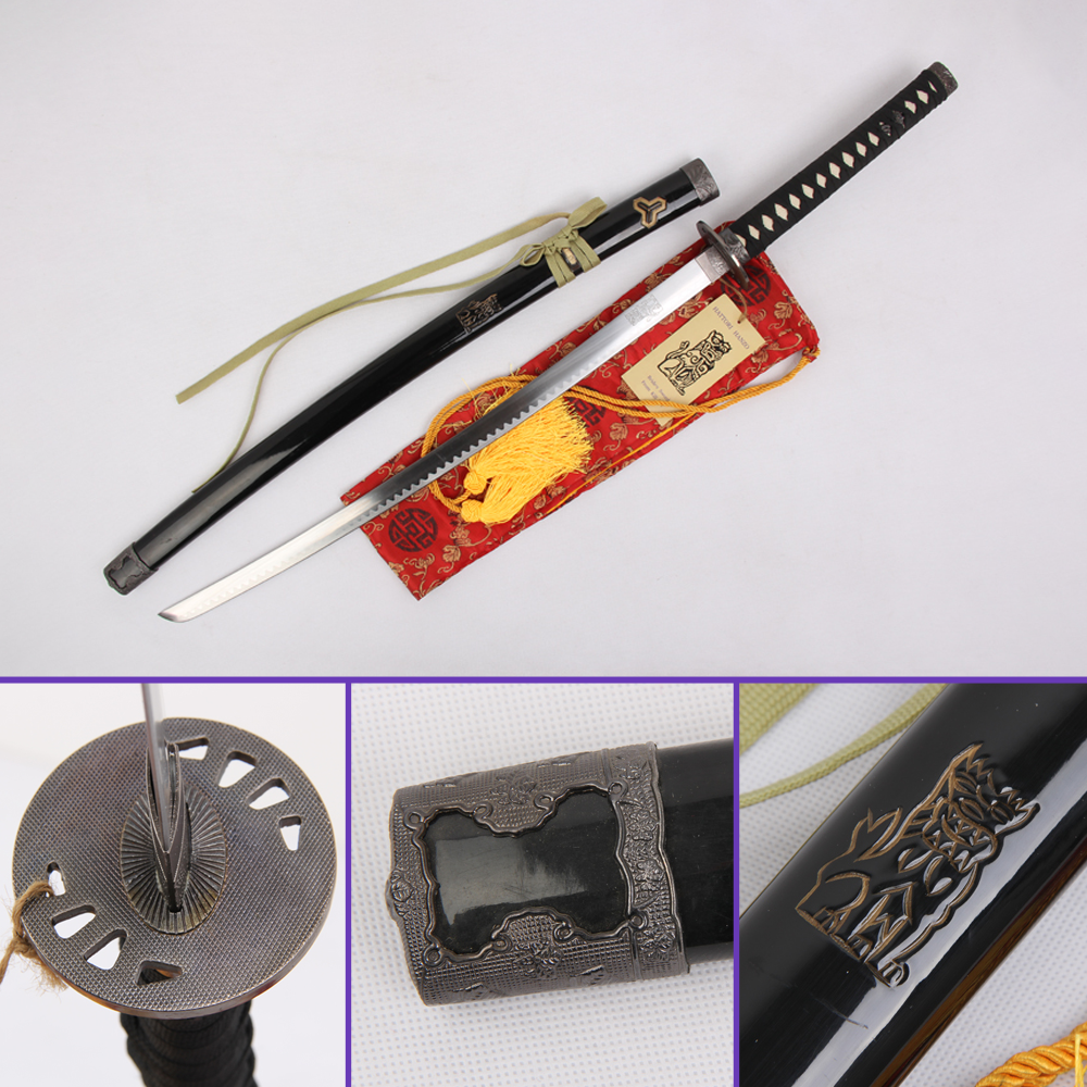 Kirito Sword Art Online long sword replica with black saya
