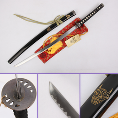 Touken Ranbu Juuzumaru Tsunetsugu sword replica with white saya