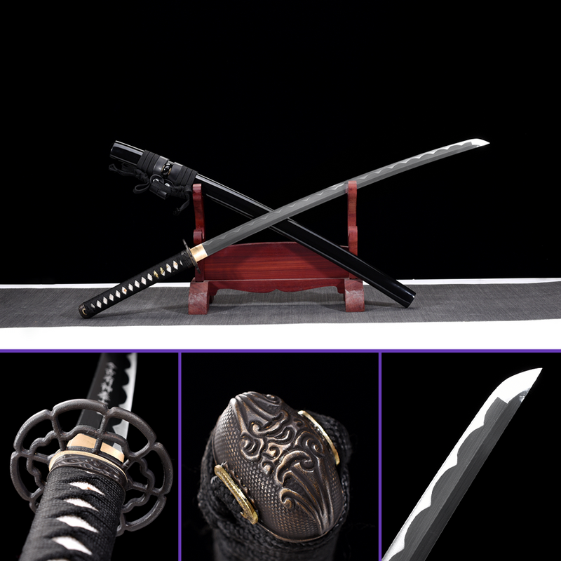 The Last Samurai handmade katana replica with black saya
