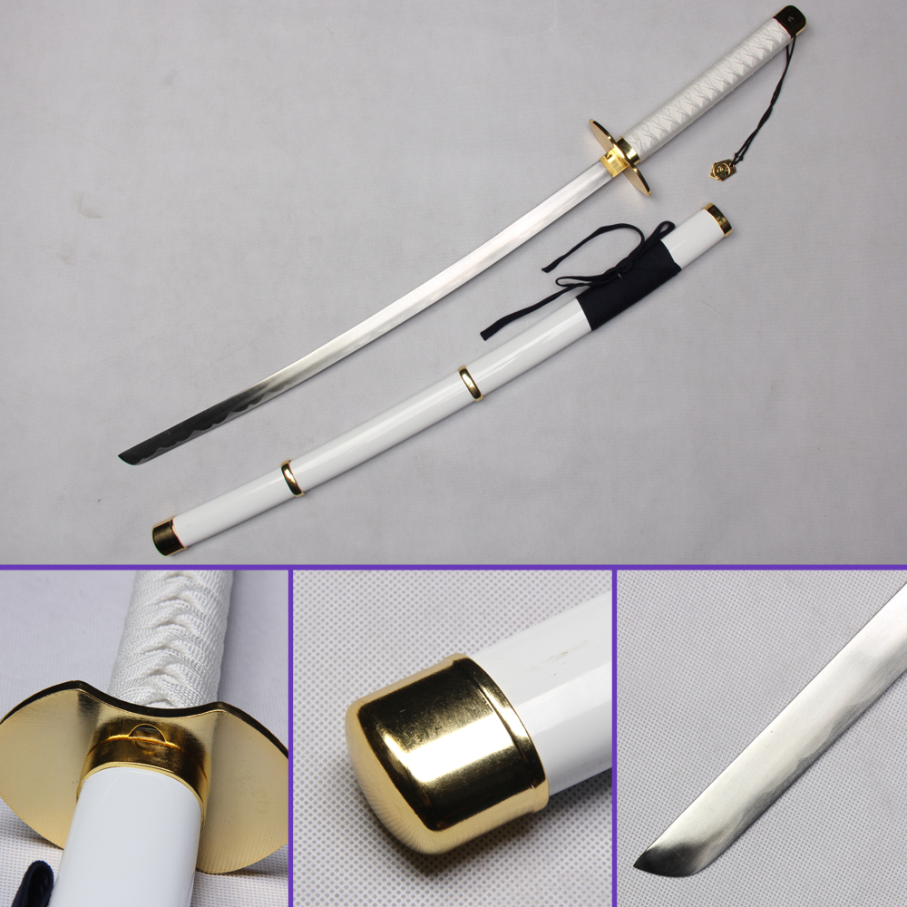 Touken Ranbu Ishikirimaru sword replica with white saya