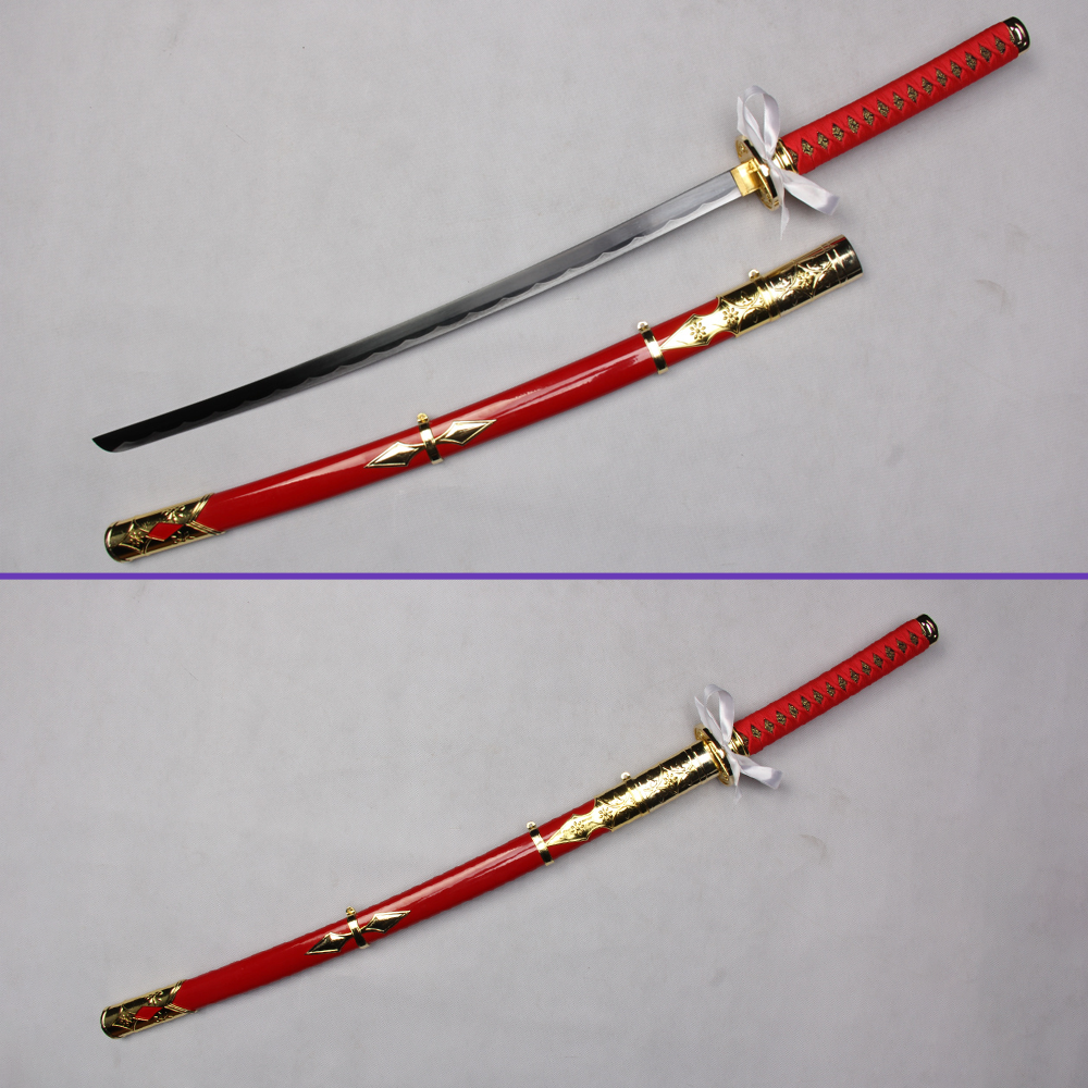 Touken Ranbu Taroutachi sword replica with red saya