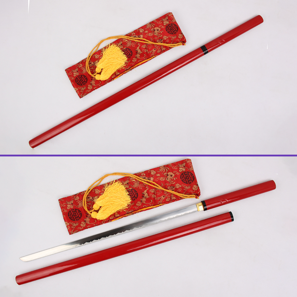 Michonne The Walking Dead sword replica with brown leather saya