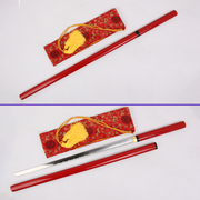 Michonne The Walking Dead sword replica with brown leather saya
