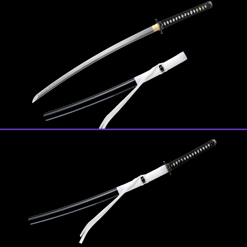 Touken Ranbu Ishikirimaru sword replica with white saya