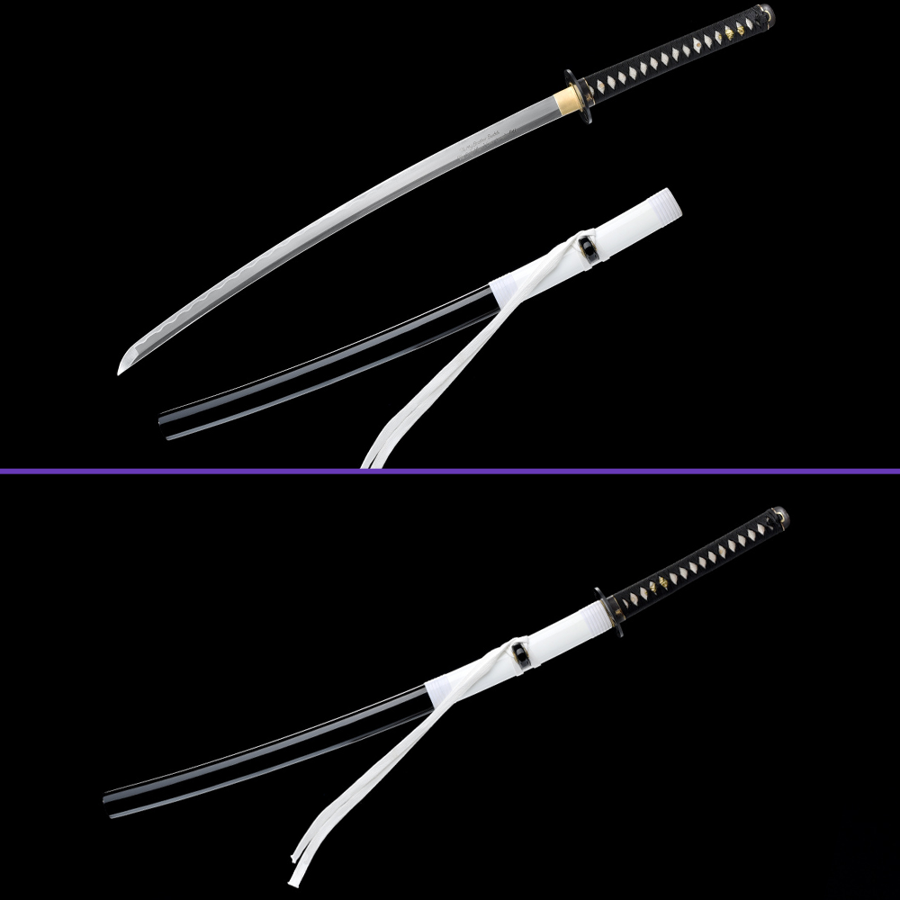 Touken Ranbu Ishikirimaru sword replica with white saya
