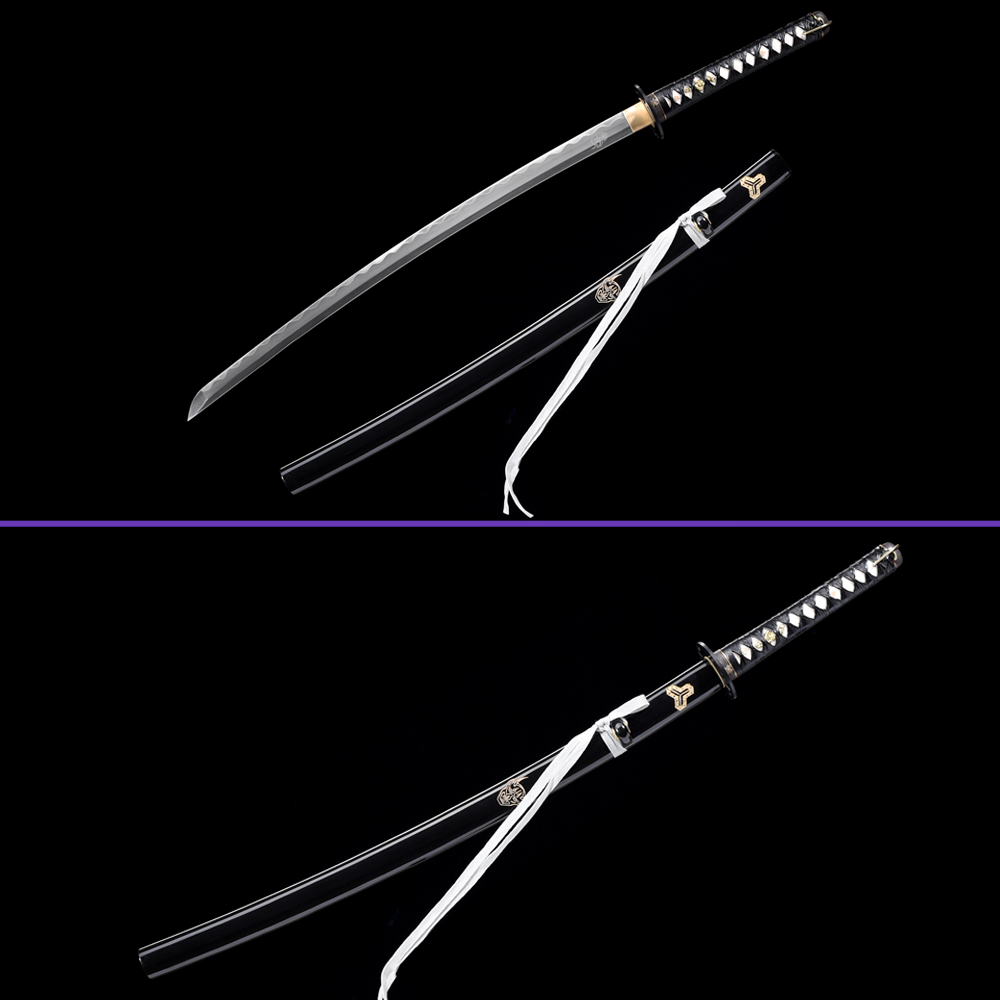 Ichigo Hitofuri Touken Ranbu sword replica with orange saya