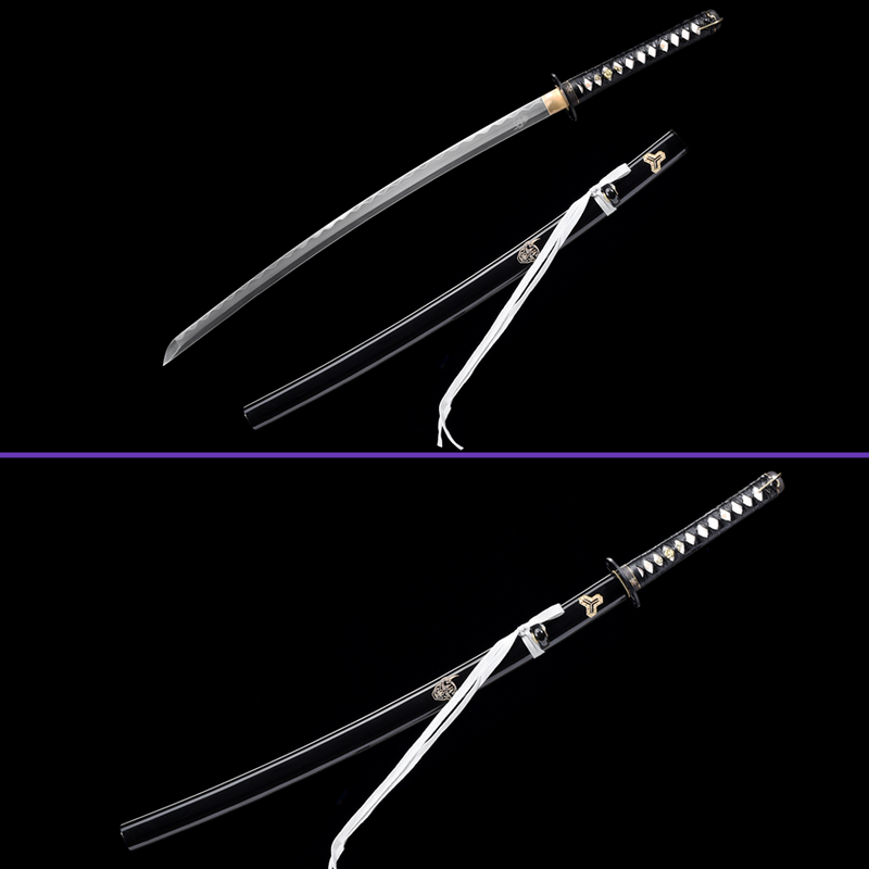 Ichigo Hitofuri Touken Ranbu sword replica with orange saya