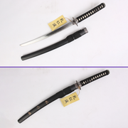 The Last Samurai katana replica with black saya and gunome hamon