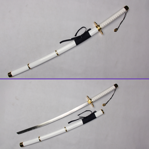 Touken Ranbu Ishikirimaru sword replica with white saya