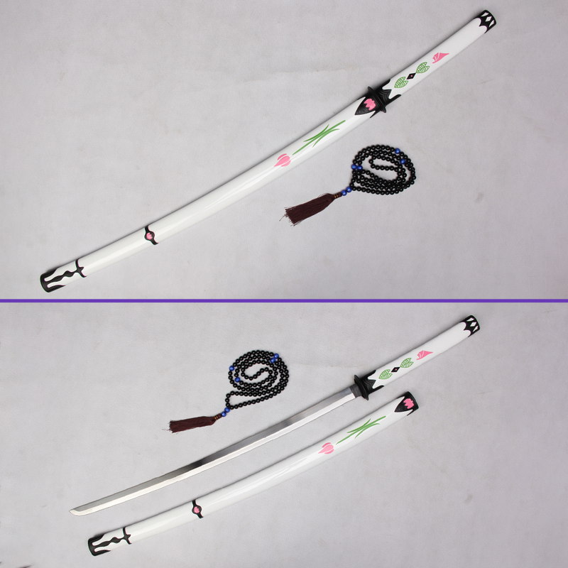 Touken Ranbu Juuzumaru Tsunetsugu sword replica with white saya