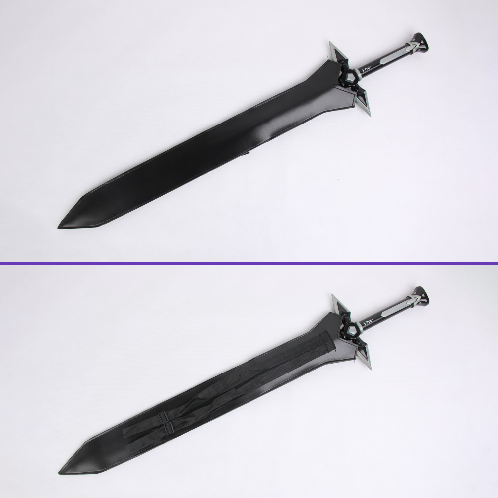 Kirito Dark Repulser Sword Art Online replica with black saya