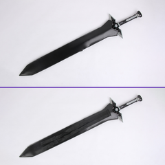 Kirito Dark Repulser Sword Art Online replica with black saya