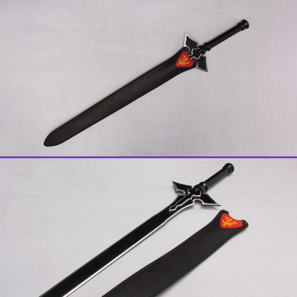 Kirito Sword Art Online long sword replica with black saya
