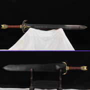 Ichigo Hitofuri Touken Ranbu sword replica with orange saya