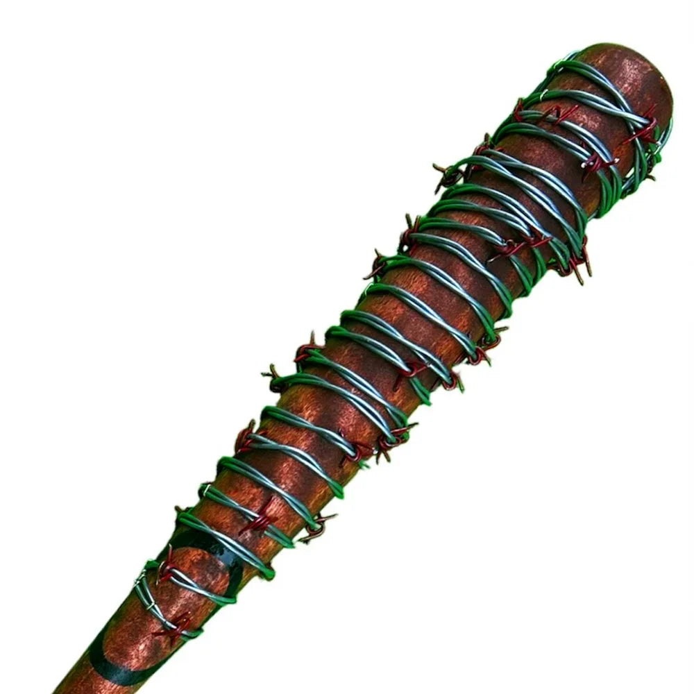 The Walking Dead Negan Lucille hardwood bat replica with red barbed wire