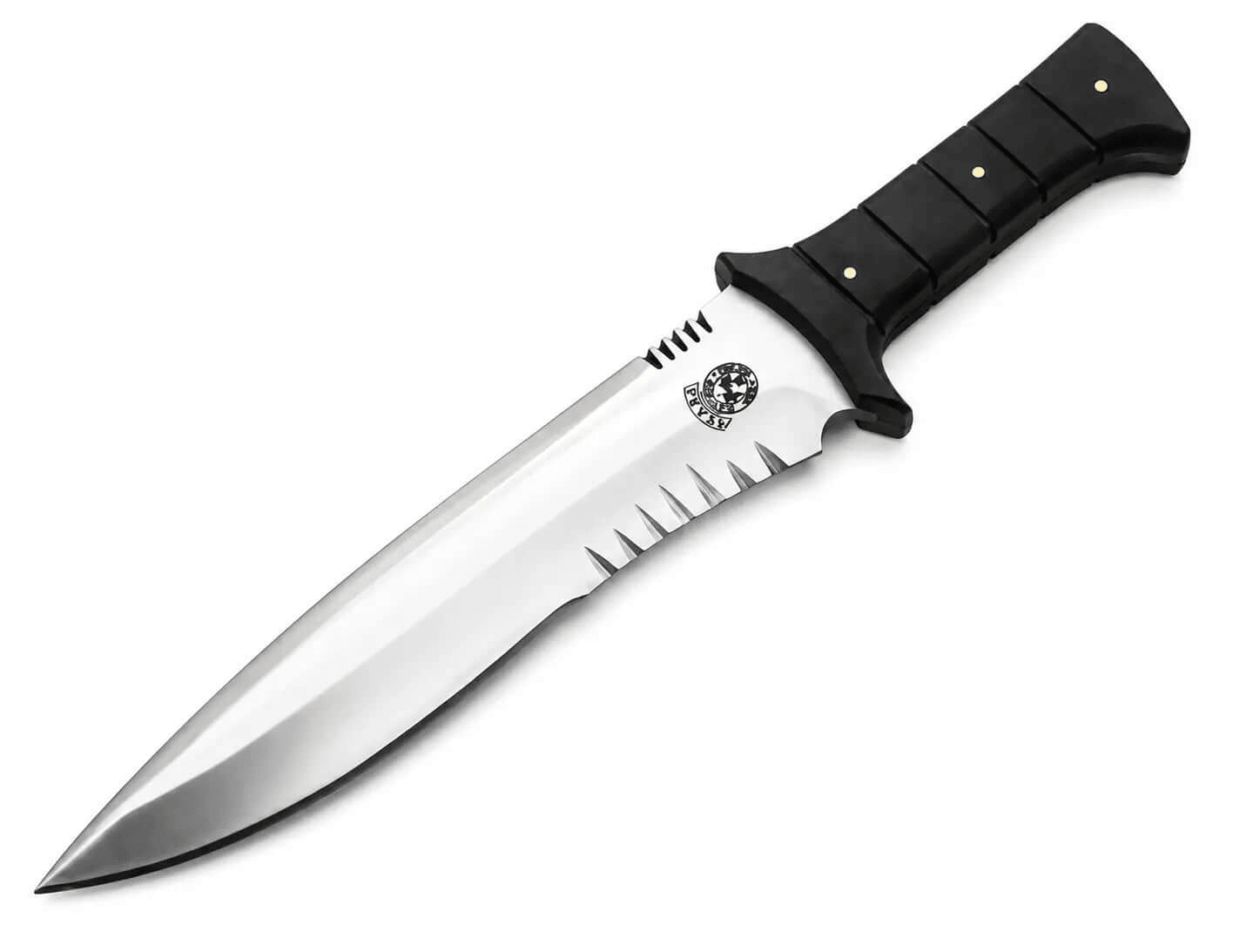 Leon Kennedy Resident Evil 4 knife replica with leather sheath