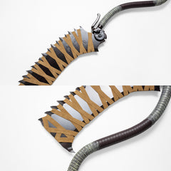 Bloodborne Hunter Saw Cleaver replica with transforming blade