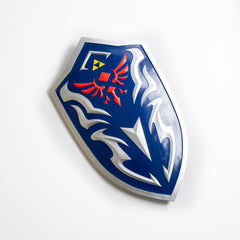 Hand-painted resin replica of Link's Hylian kite shield from Zelda
