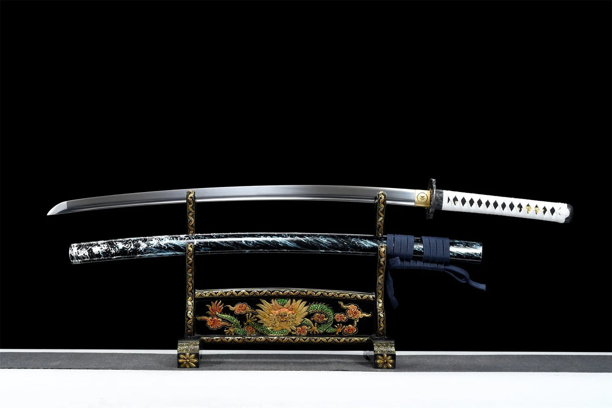 Ghost of Tsushima Jin Sakai katana replica with Sakai clan tsuba