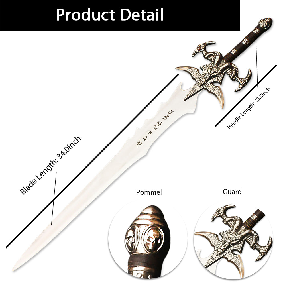 Lich King Frostmourne Sword Lich King Arthas Anime Prop l Handmade Cosplay Collection and Display