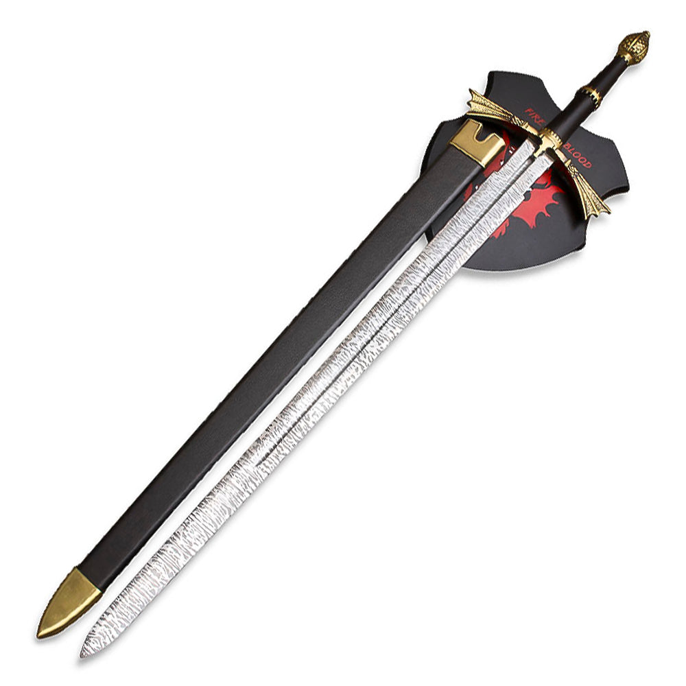 Daemon Targaryen Dark Sister Sword House of Dragon With Wall Plaque And Scabbard