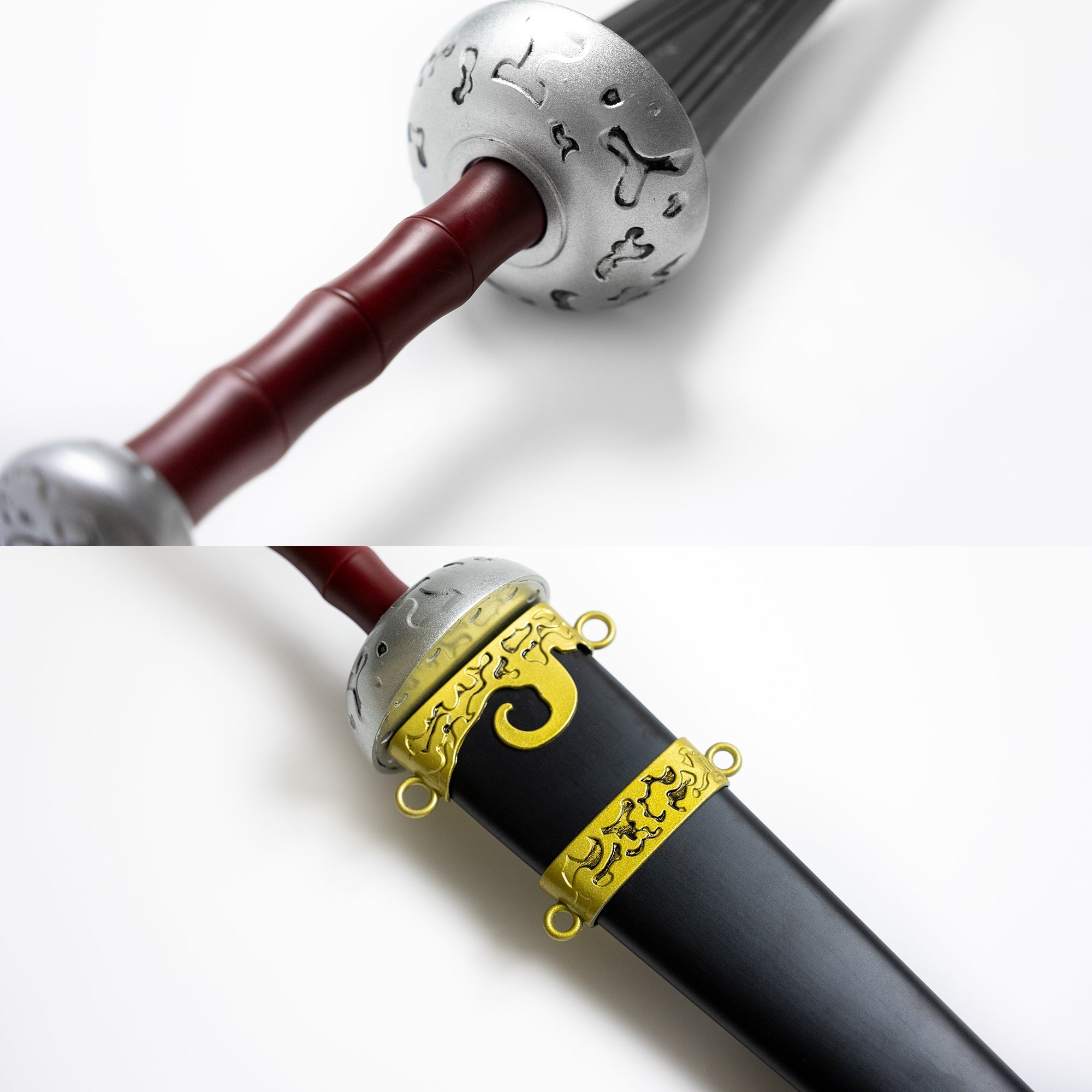 Meliodas Liz's Sword replica with ornate golden sheath