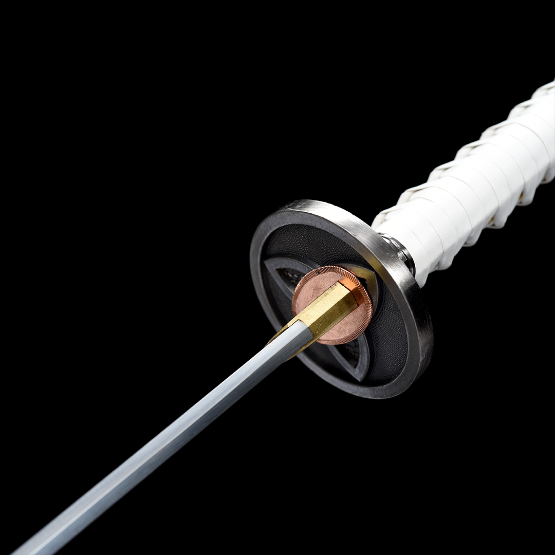 Michonne katana sword replica with black and white wrapped handle