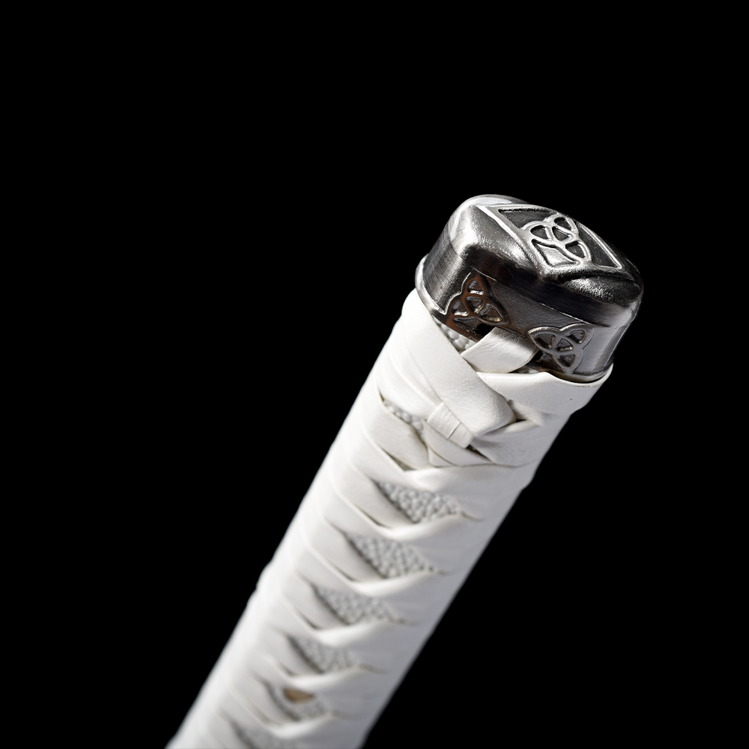 Michonne katana sword replica with black and white wrapped handle