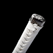 Michonne katana sword replica with black and white wrapped handle