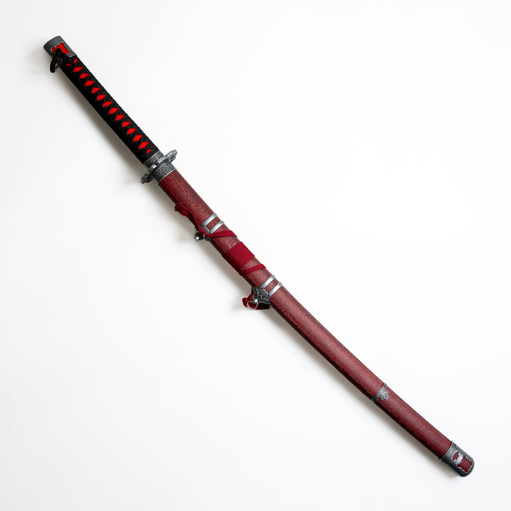 Sekiro Fushigiri Mortal Blade katana replica with wooden sheath