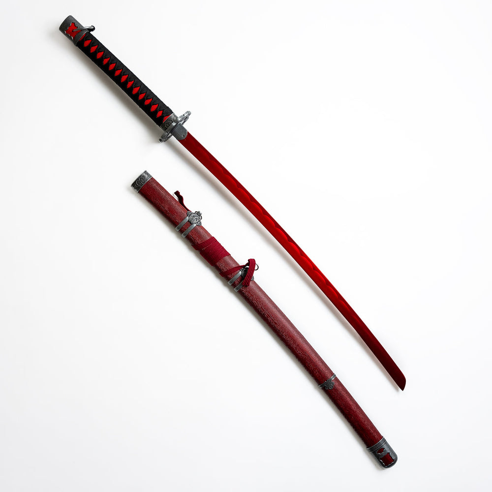 Sekiro Fushigiri Mortal Blade katana replica with wooden sheath