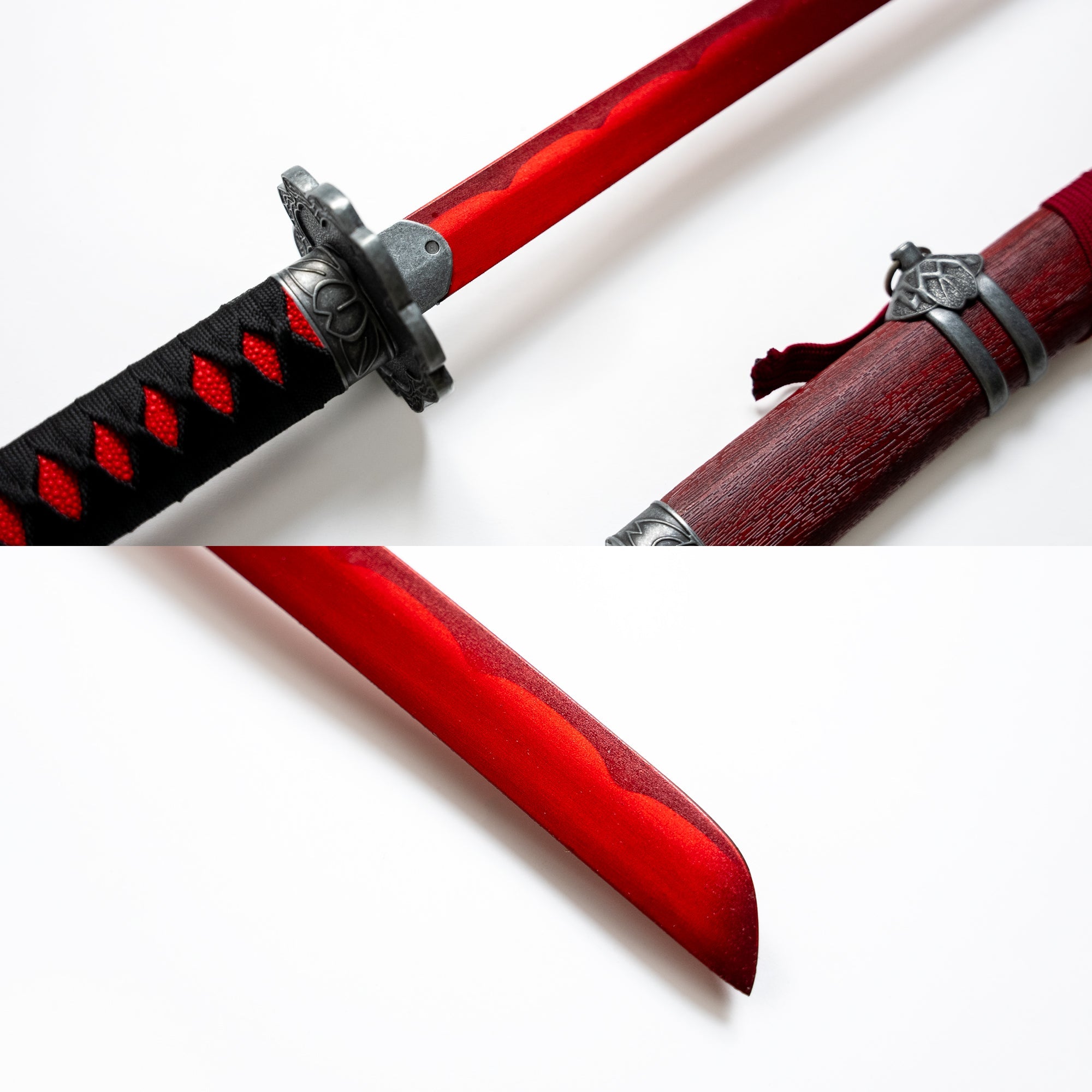 Sekiro Fushigiri Mortal Blade katana replica with wooden sheath