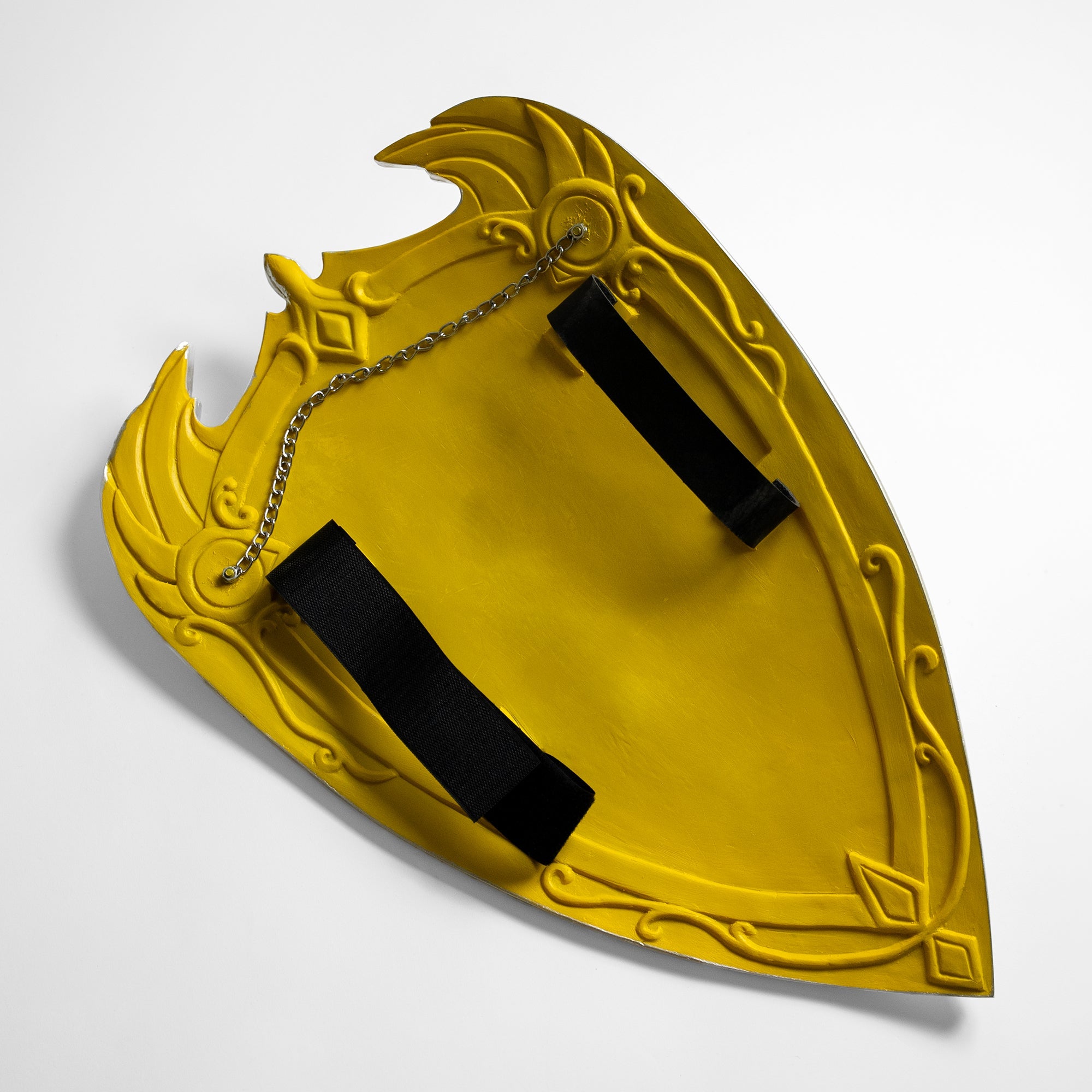 Hand-painted resin Lion's Heart knight shield replica