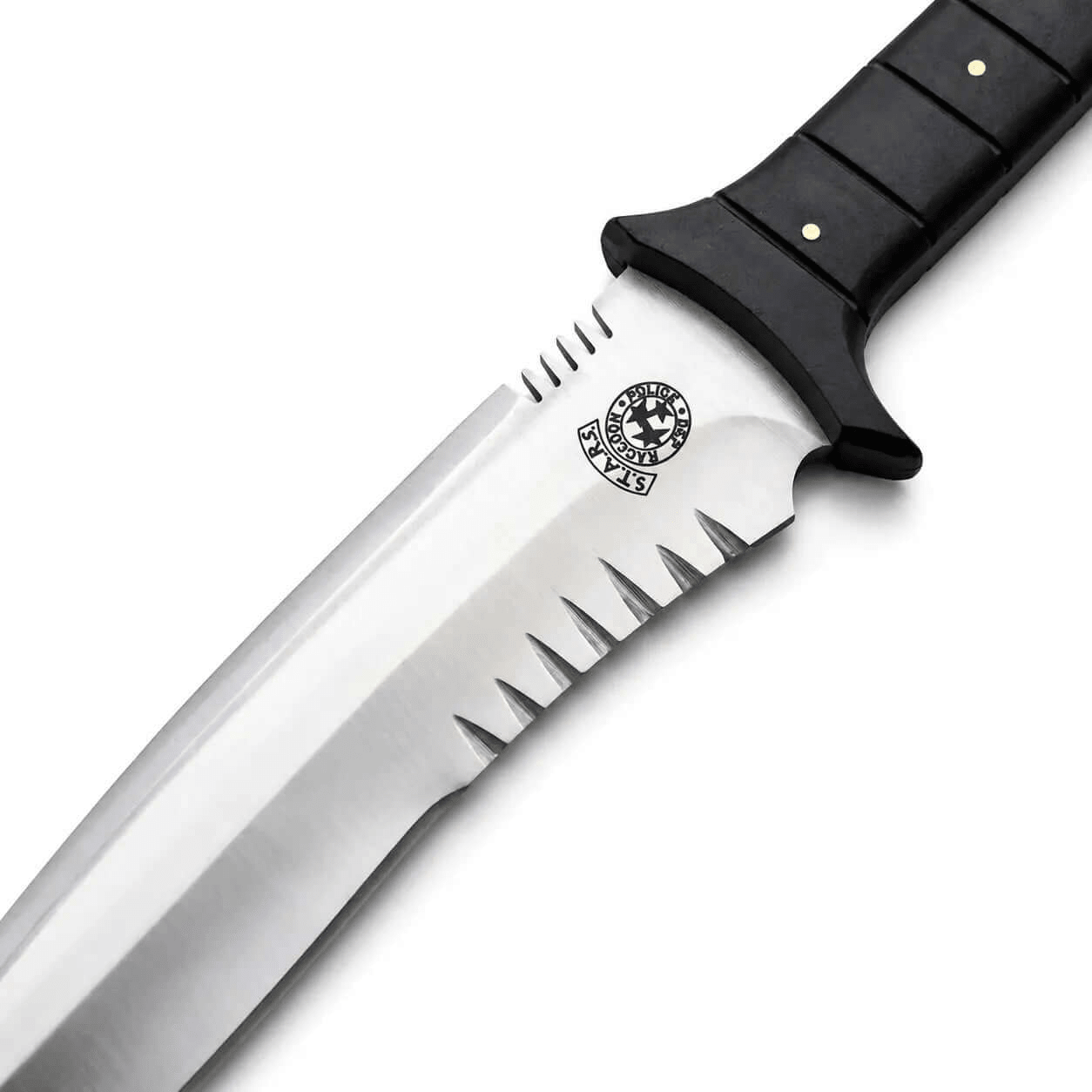 Leon Kennedy Resident Evil 4 knife replica with leather sheath