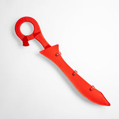 Red Kill la Kill Ryuko Scissor Blade 2nd Half replica with leather sheath
