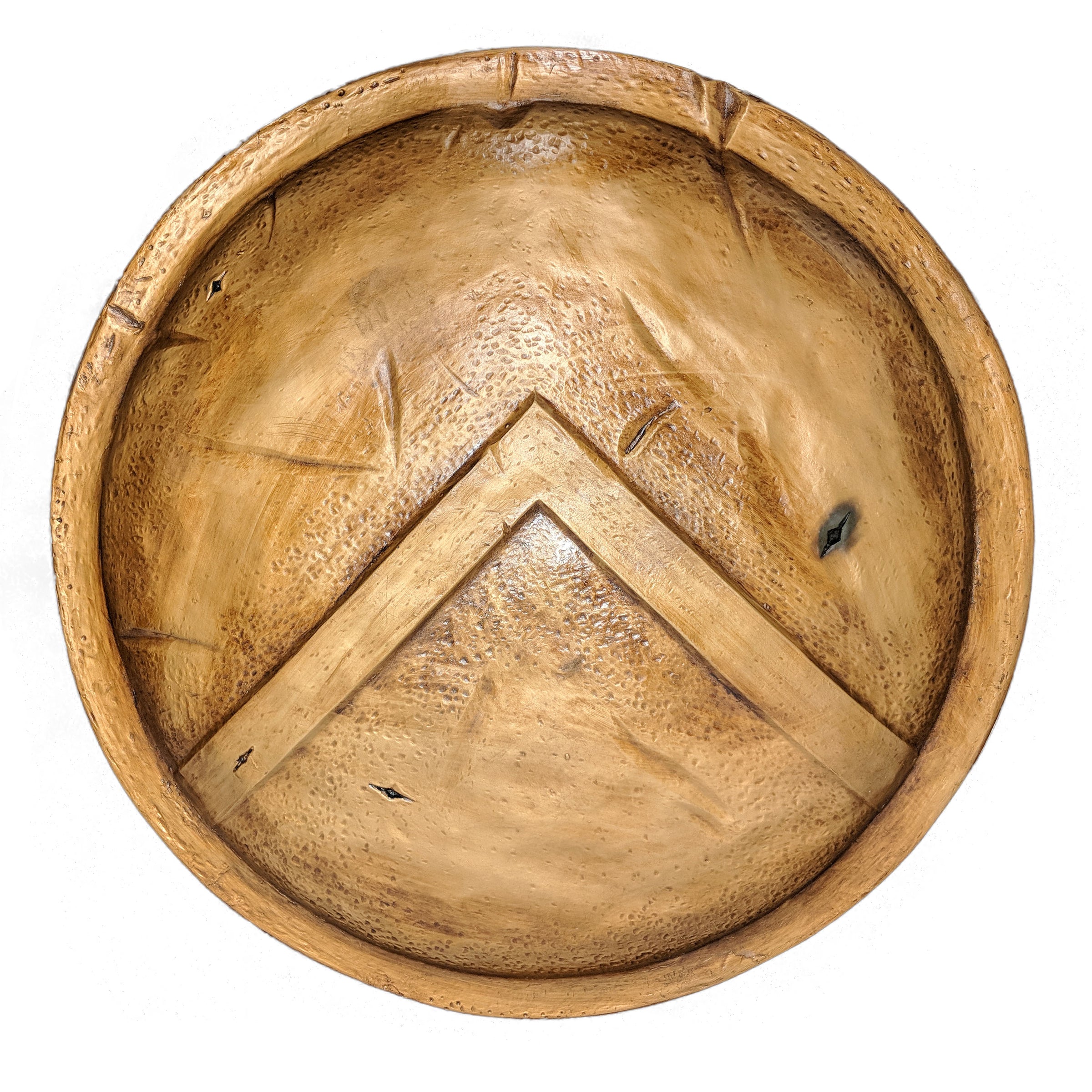 King Leonidas Spartan shield replica with lambda symbol