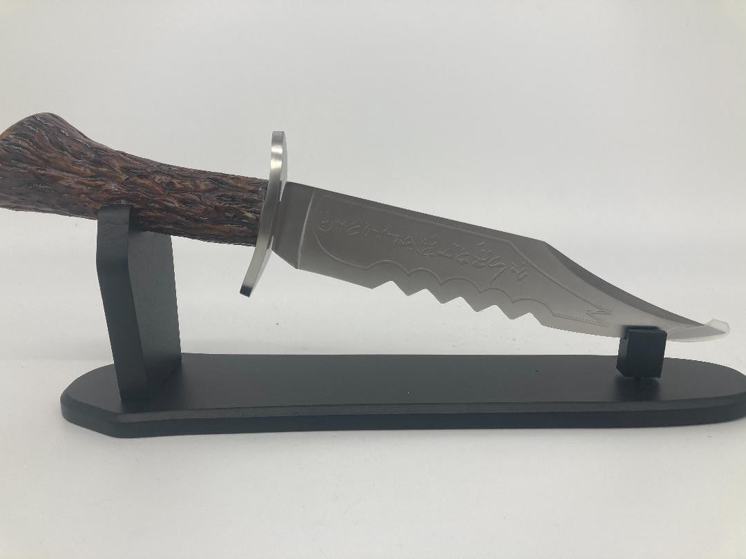 Supernatural Ruby demon dagger knife replica with display stand