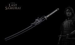 The Last Samurai handmade katana replica with black lacquered saya
